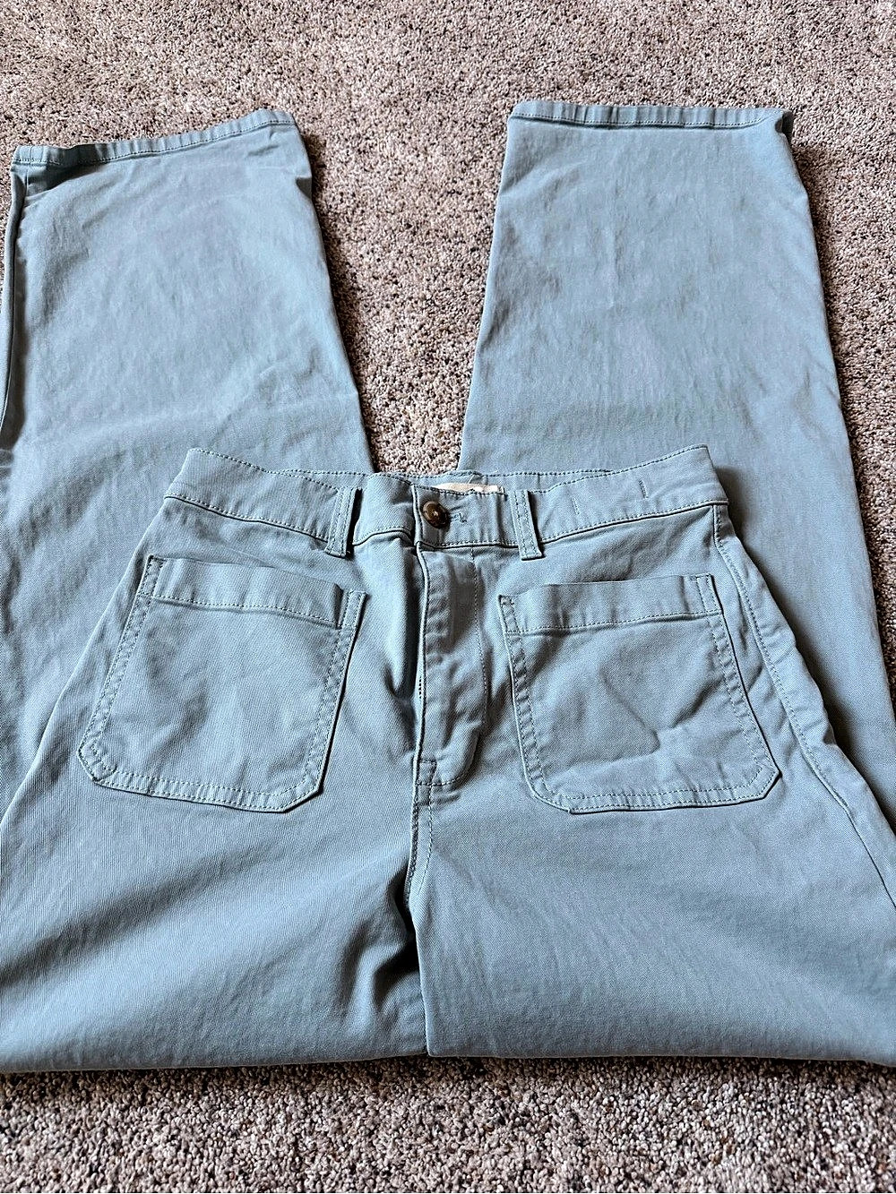 Madewell Emmett Wide-Leg Jeans Blue Waist 26